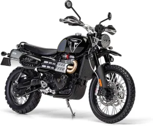 Corgi Diecast Model Cars - CC08402 Triumph Scrambler 1200 (Bond Edition) - Men and Women Souvenir Gifts from UK - Small Die Cast Toy Car Models, Gift for Motor Enthusiasts and Adults.