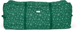 Covermates Keepsakes Christmas Tree Cinch Bag - Superior Protection, Cinch Straps, Fits Up to 9 to 11-Foot Tree - Holiday Storage, Green Snowflake