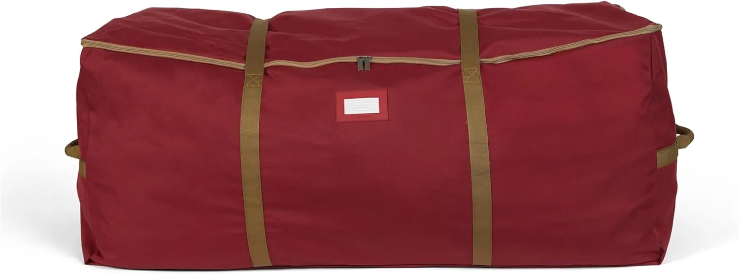 Covermates Keepsakes Christmas Tree Cinch Bag - Superior Protection, Cinch Straps, Fits Up to 9 to 11-Foot Tree - Holiday Storage, Red