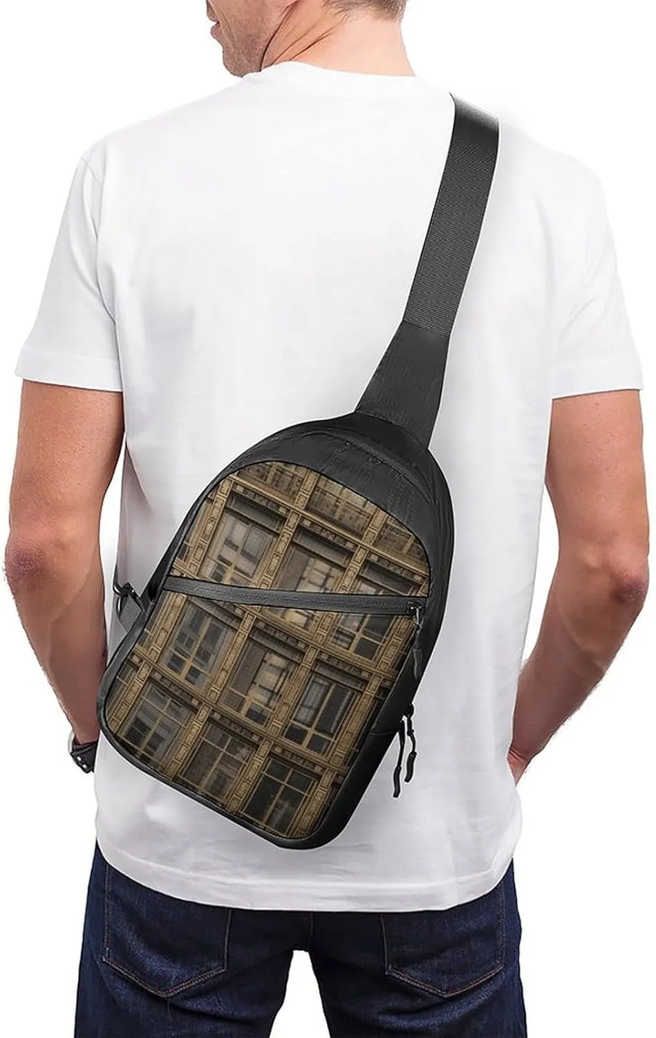 Crossbody Bag for Women Men Chest Bag Cactus And Plants Sling Bag Crossbody Shoulder Bag Sling Backpack