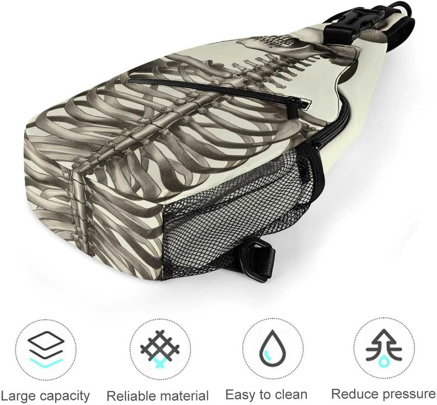 Crossbody Bag for Women Men Chest Bag Jungle Giraffe Sling Bag Crossbody Shoulder Bag Sling Backpack