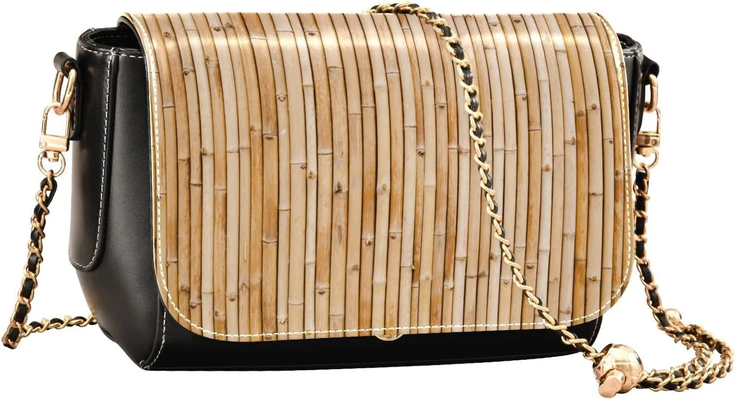 Crossbody Bags for Women Trendy Women's Black Shoulder Bag Small PU Leather Flap Cross Body Bag Handbags