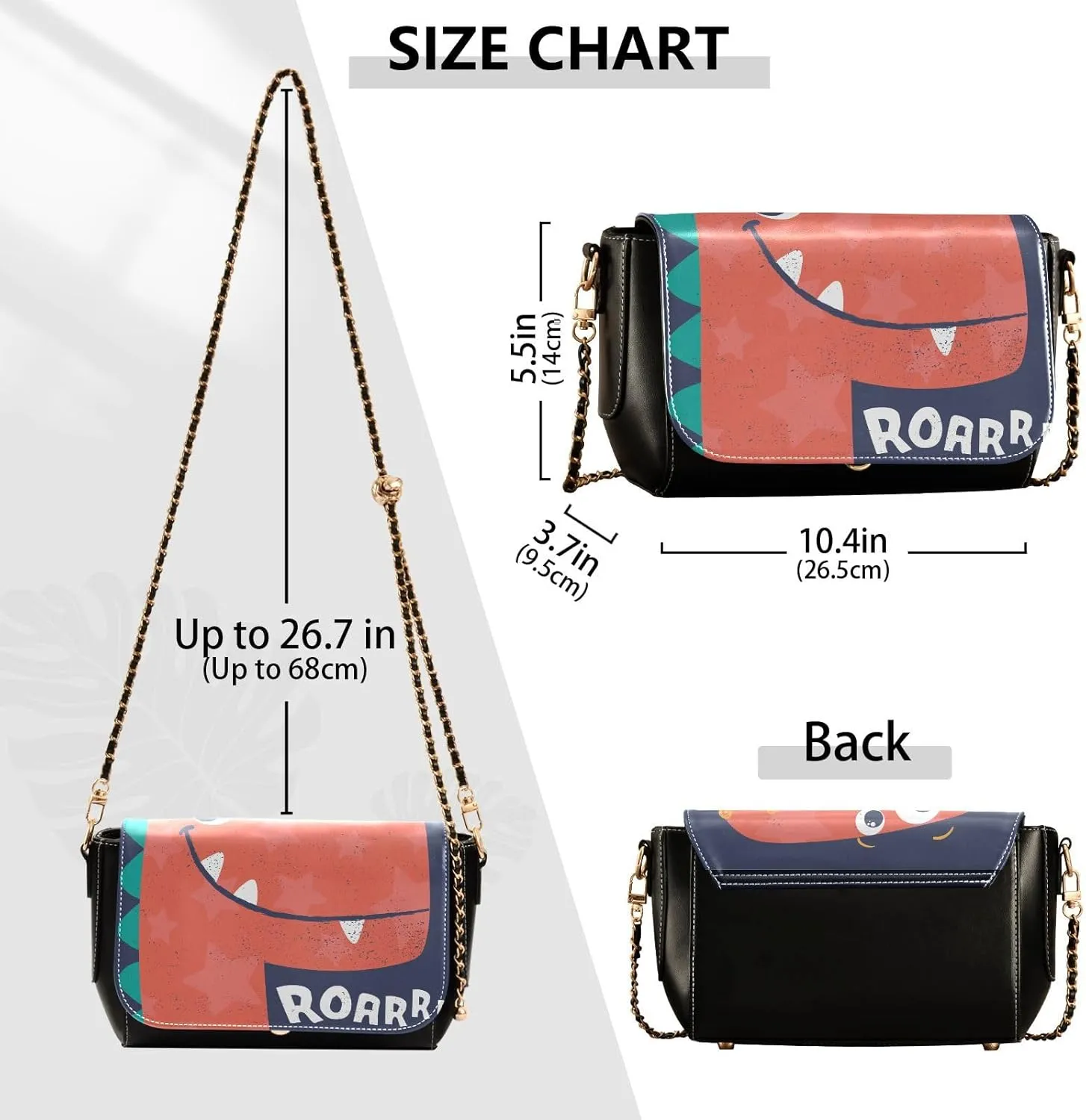 Crossbody Bags for Women Trendy Women's Black Shoulder Bag Small PU Leather Flap Cross Body Bag Handbags