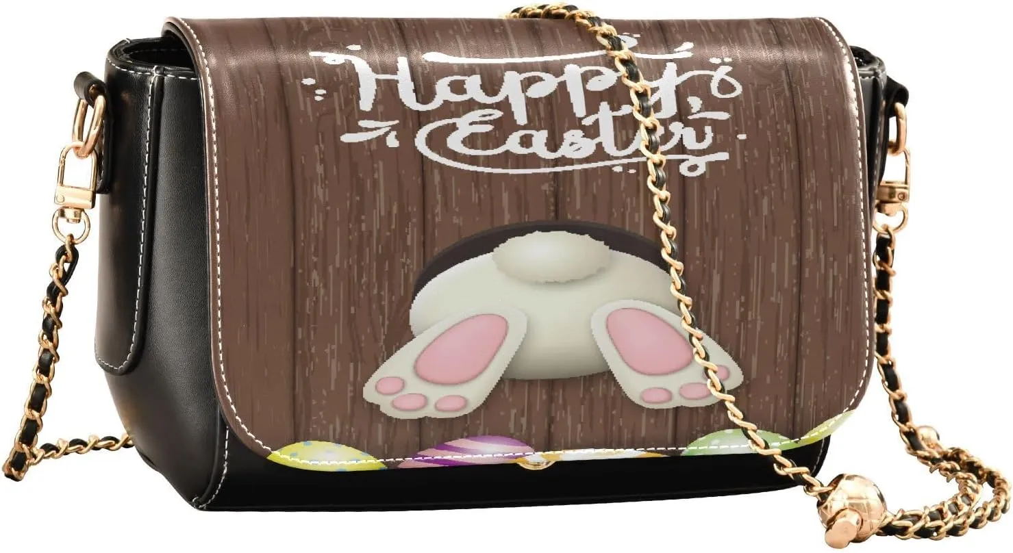 Crossbody Bags for Women Trendy Women's Black Shoulder Bag Small PU Leather Flap Cross Body Bag Handbags