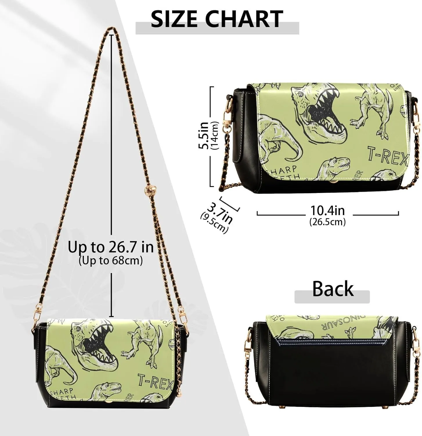 Crossbody Bags for Women Trendy Women's Black Shoulder Bag Small PU Leather Flap Cross Body Bag Handbags