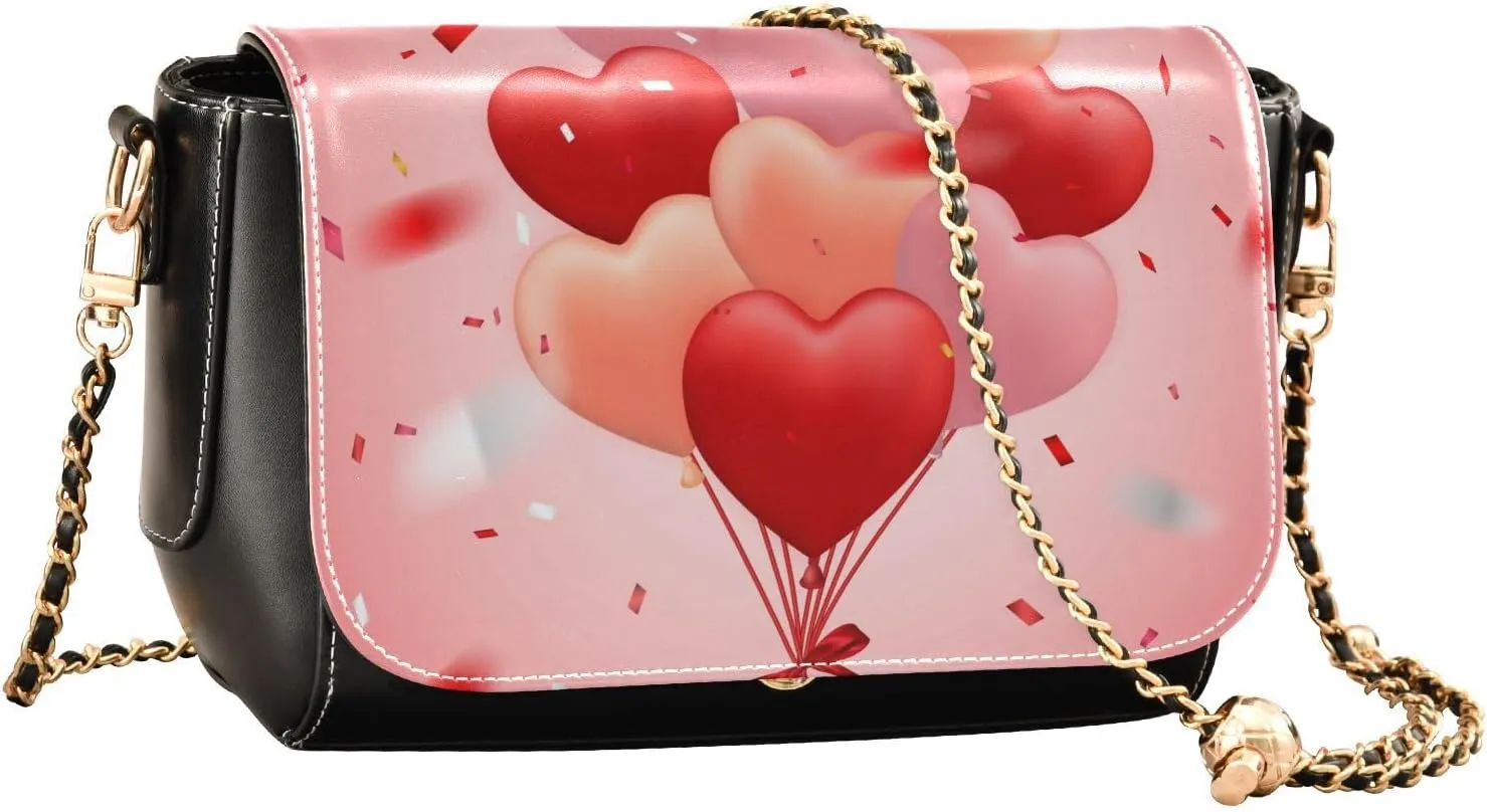 Crossbody Bags for Women Trendy Women's Black Shoulder Bag Small PU Leather Flap Cross Body Bag Handbags