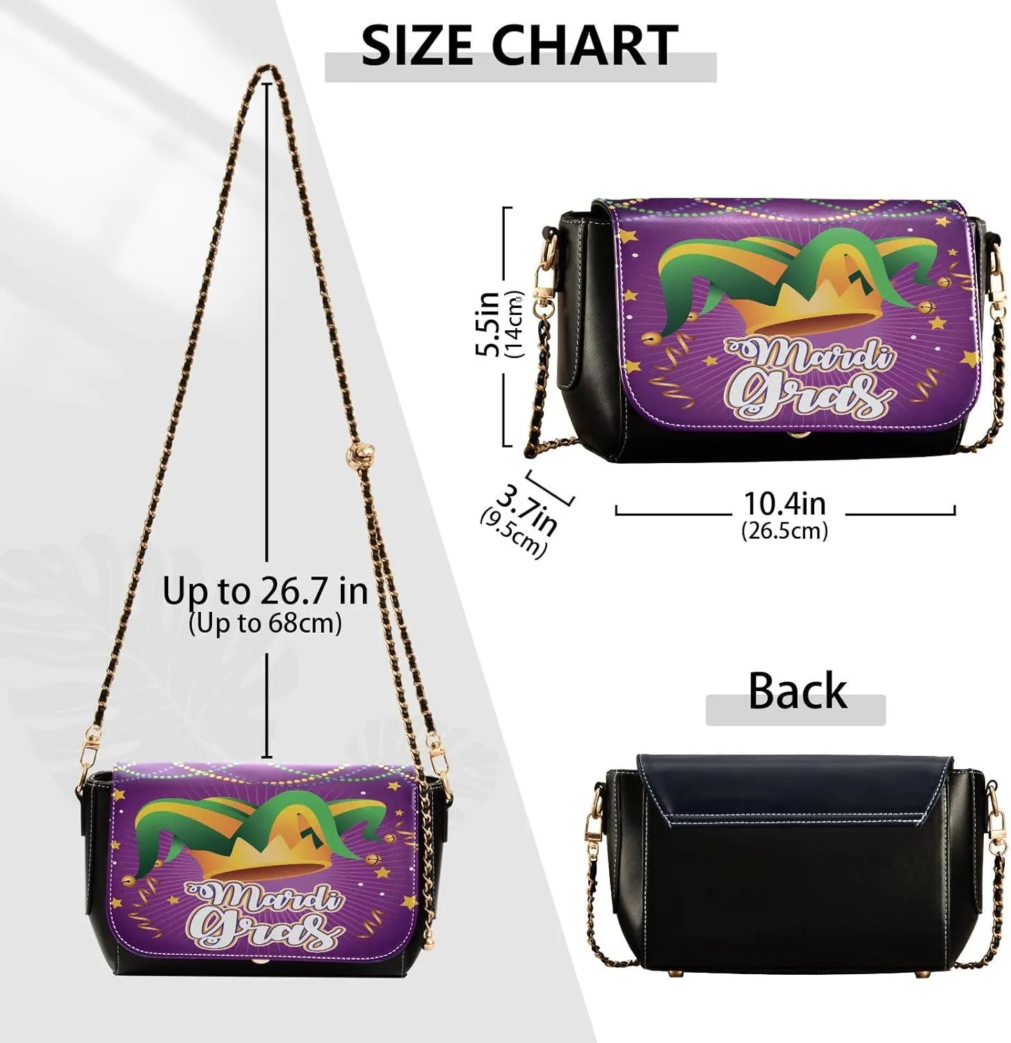 Crossbody Bags for Women Trendy Women's Black Shoulder Bag Small PU Leather Flap Cross Body Bag Handbags