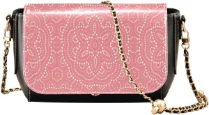 Crossbody Bags for Women Trendy Women's Black Shoulder Bag Small PU Leather Flap Cross Body Bag Handbags