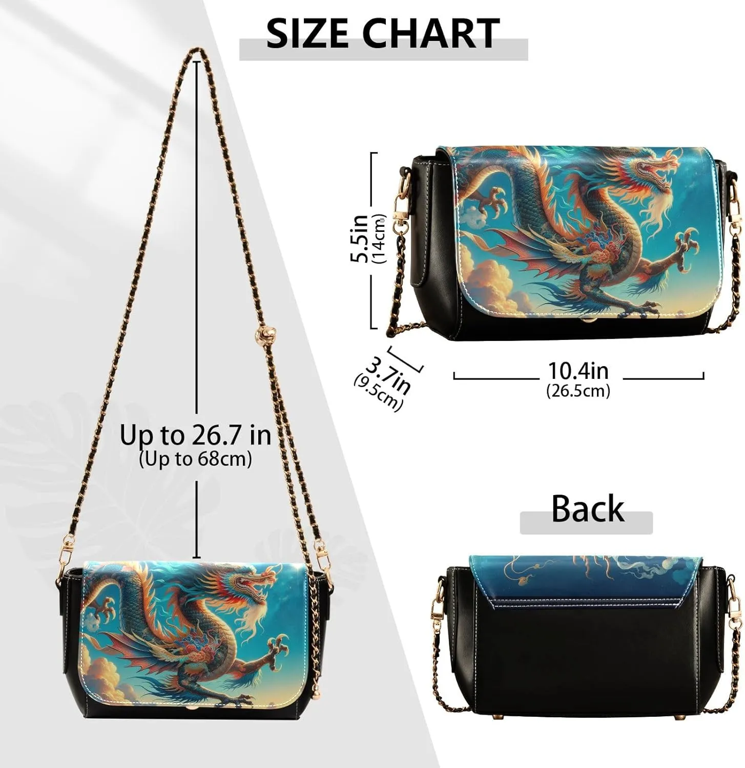 Crossbody Bags for Women Trendy Women's Black Shoulder Bag Small PU Leather Flap Cross Body Bag Handbags