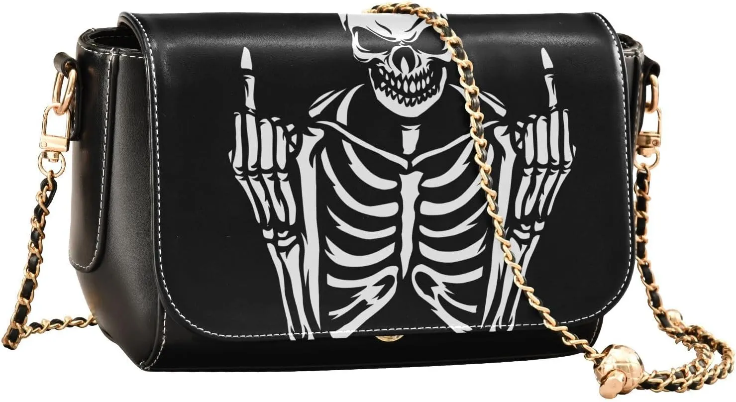 Crossbody Bags for Women Trendy Women's Black Shoulder Bag Small PU Leather Flap Cross Body Bag Handbags