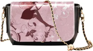 Crossbody Bags for Women Trendy Women's Black Shoulder Bag Small PU Leather Flap Cross Body Bag Handbags