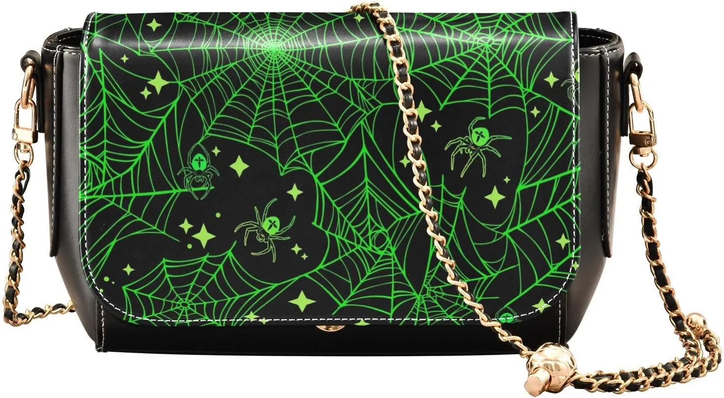Crossbody Bags for Women Trendy Women's Black Shoulder Bag Small PU Leather Flap Cross Body Bag Handbags