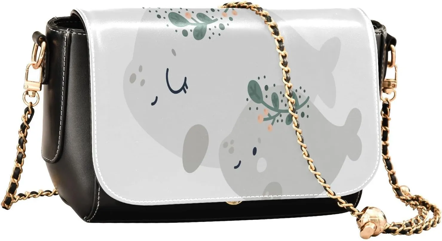 Crossbody Bags for Women Trendy Women's Black Shoulder Bag Small PU Leather Flap Cross Body Bag Handbags