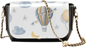 Crossbody Bags for Women Trendy Women's Black Shoulder Bag Small PU Leather Flap Cross Body Bag Handbags