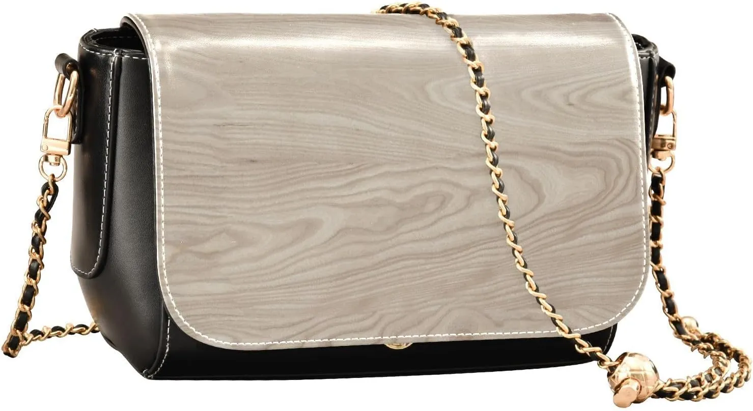 Crossbody Bags for Women Trendy Women's Black Shoulder Bag Small PU Leather Flap Cross Body Bag Handbags