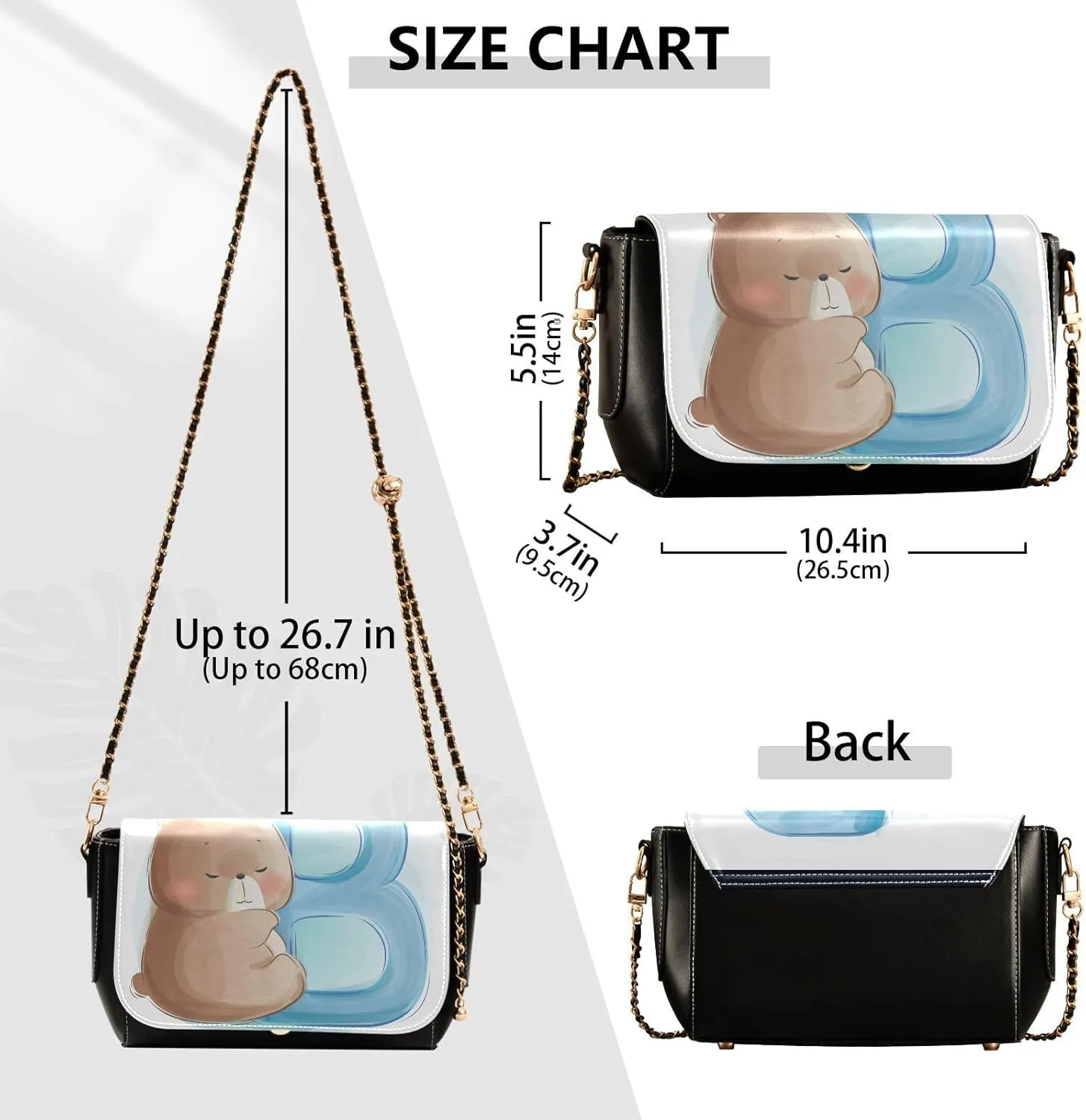Crossbody Bags for Women Trendy Women's Black Shoulder Bag Small PU Leather Flap Cross Body Bag Handbags