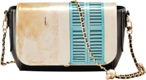 Crossbody Bags for Women Trendy Women's Black Shoulder Bag Small PU Leather Flap Cross Body Bag Handbags