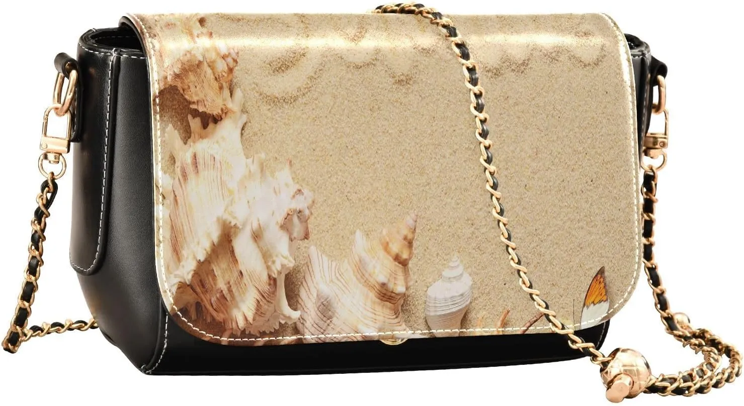 Crossbody Bags for Women Trendy Women's Black Shoulder Bag Small PU Leather Flap Cross Body Bag Handbags