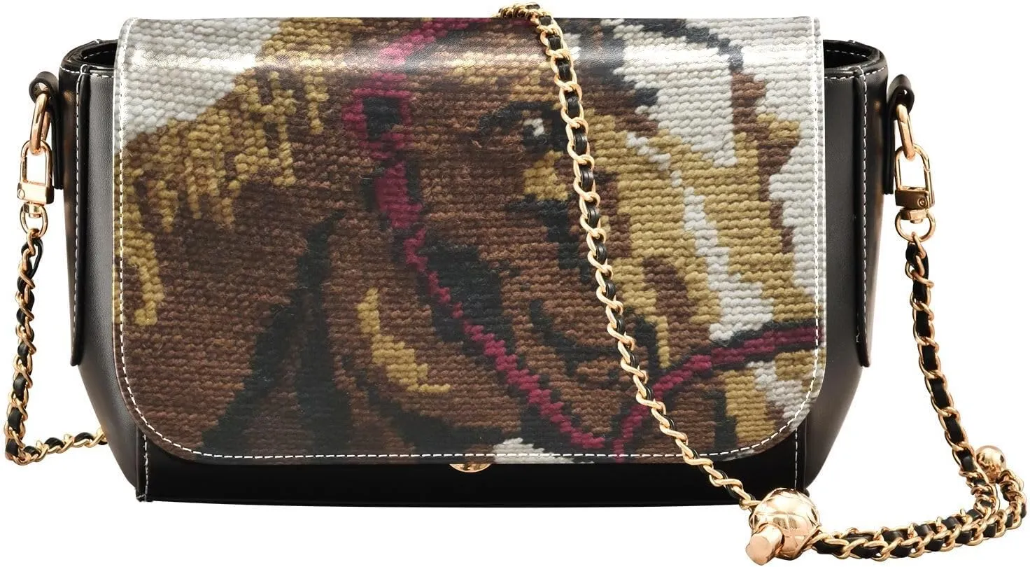 Crossbody Bags for Women Trendy Women's Black Shoulder Bag Small PU Leather Flap Cross Body Bag Handbags
