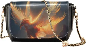 Crossbody Bags for Women Trendy Women's Black Shoulder Bag Small PU Leather Flap Cross Body Bag Handbags