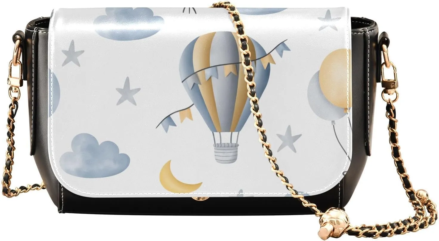 Crossbody Bags for Women Trendy Women's Black Shoulder Bag Small PU Leather Flap Cross Body Bag Handbags
