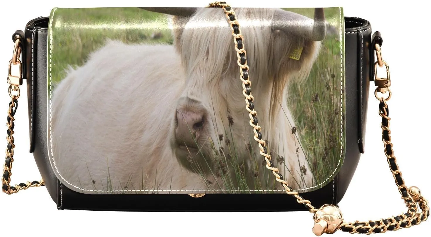 Crossbody Bags for Women Trendy Women's Black Shoulder Bag Small PU Leather Flap Cross Body Bag Handbags
