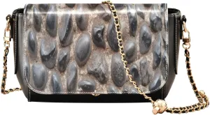 Crossbody Bags for Women Trendy Women's Black Shoulder Bag Small PU Leather Flap Cross Body Bag Handbags