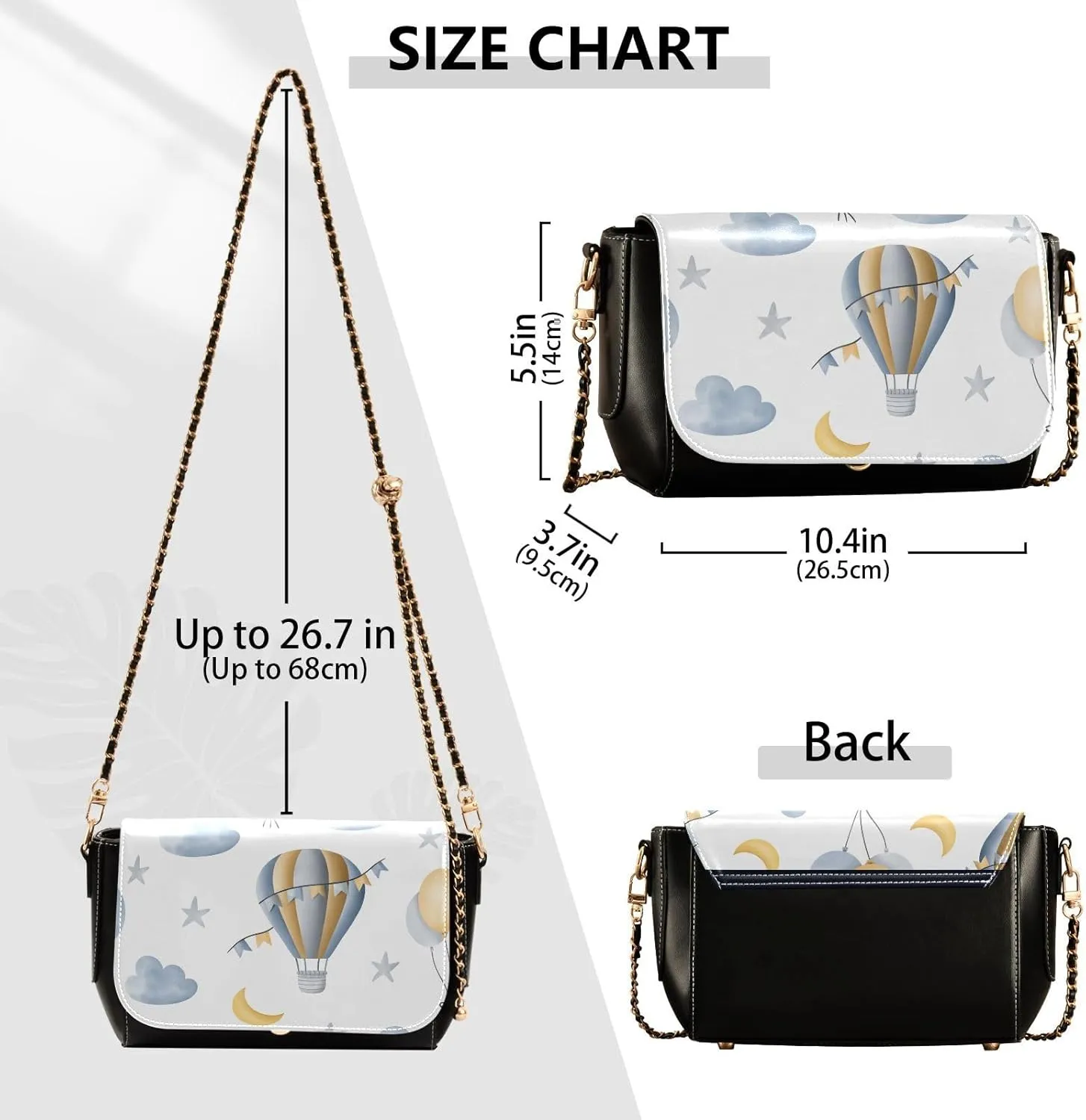 Crossbody Bags for Women Trendy Women's Black Shoulder Bag Small PU Leather Flap Cross Body Bag Handbags