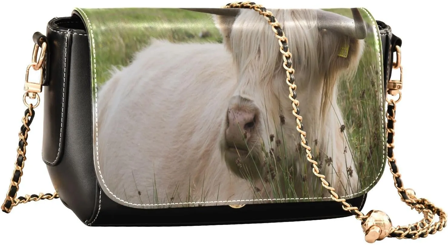 Crossbody Bags for Women Trendy Women's Black Shoulder Bag Small PU Leather Flap Cross Body Bag Handbags
