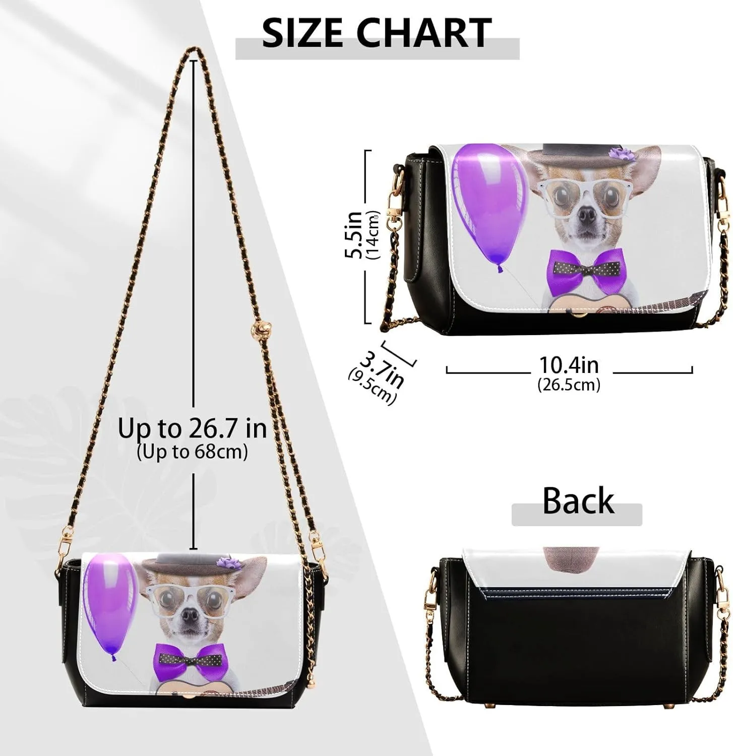 Crossbody Bags for Women Trendy Women's Black Shoulder Bag Small PU Leather Flap Cross Body Bag Handbags