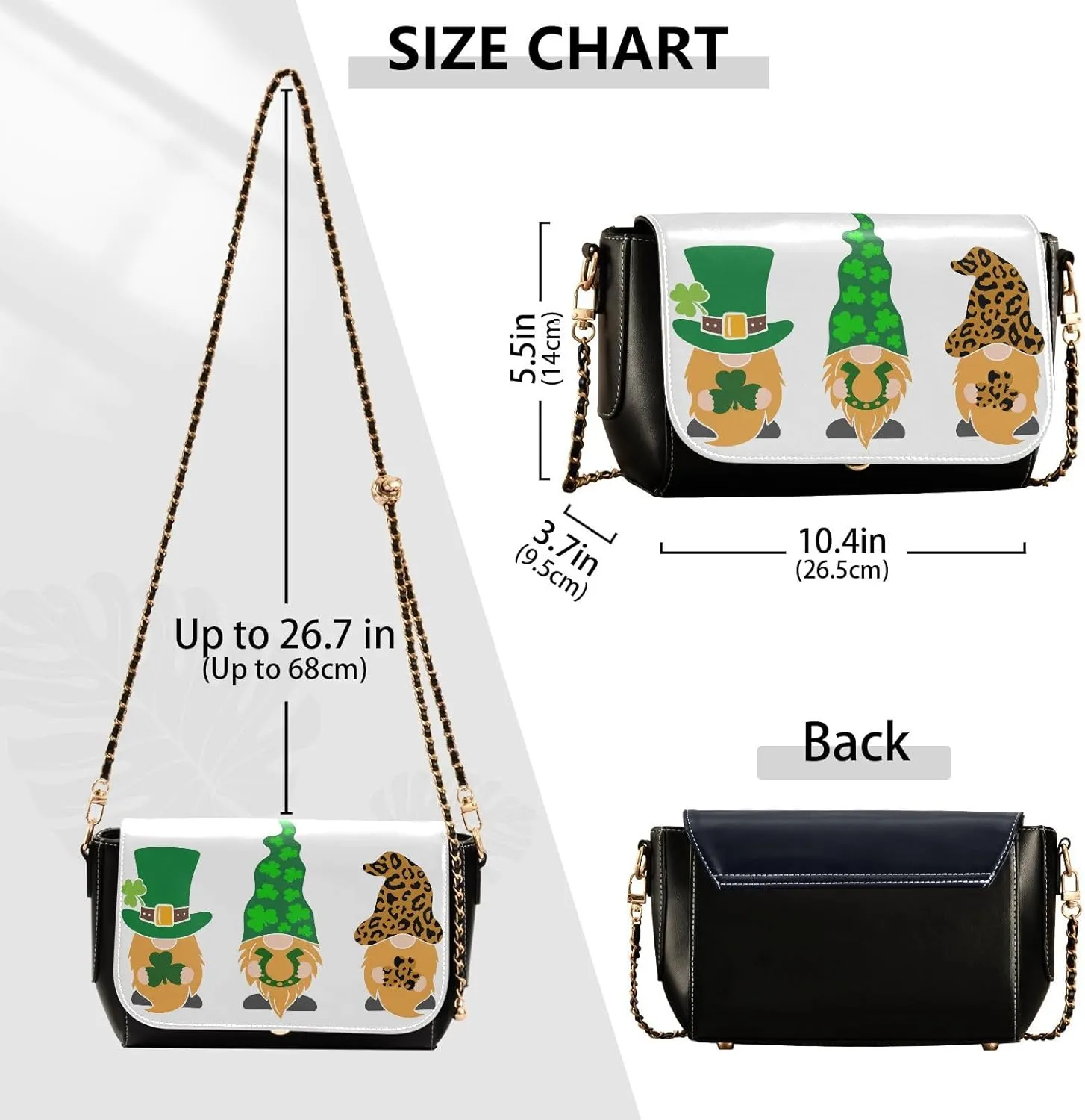 Crossbody Bags for Women Trendy Women's Black Shoulder Bag Small PU Leather Flap Cross Body Bag Handbags