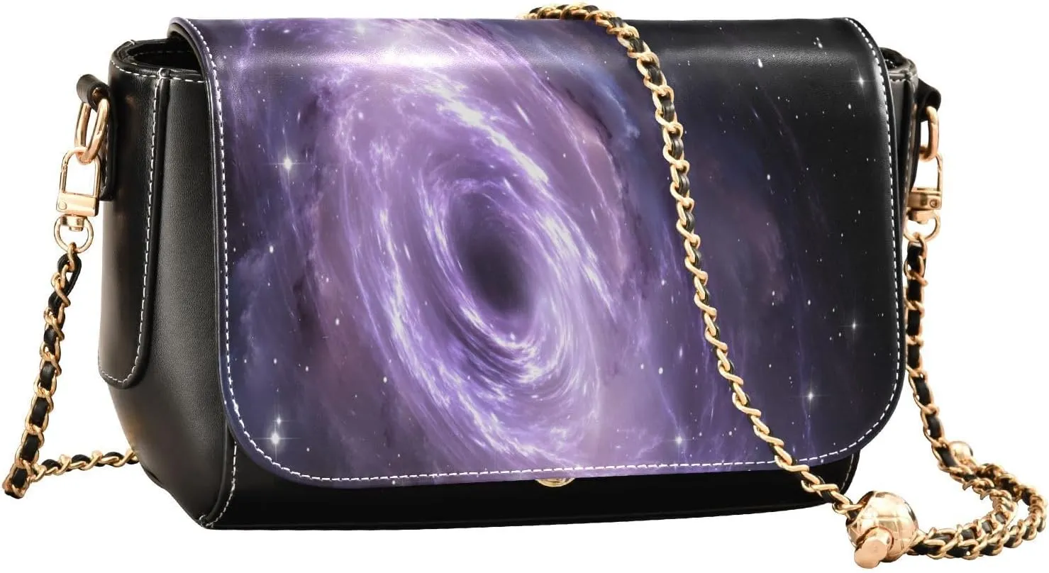 Crossbody Bags for Women Trendy Women's Black Shoulder Bag Small PU Leather Flap Cross Body Bag Handbags