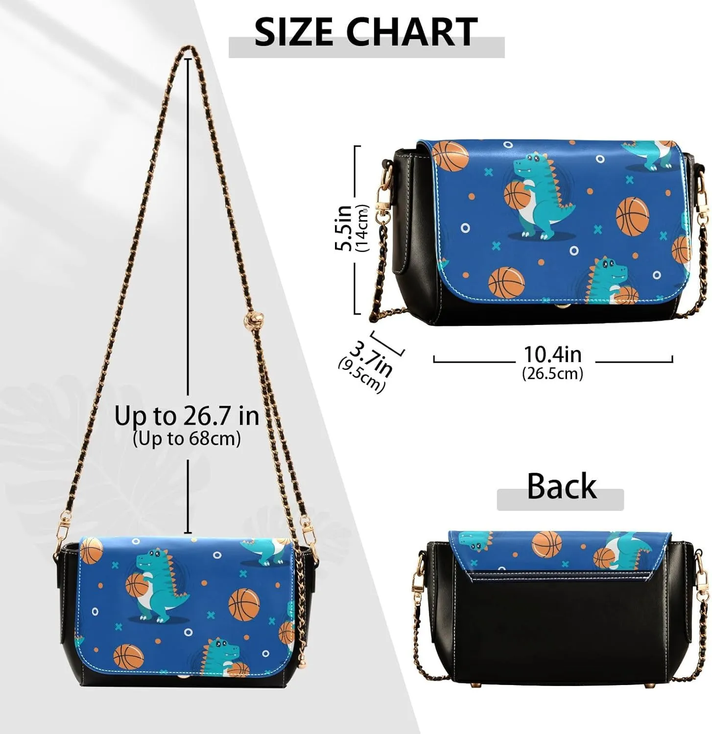 Crossbody Bags for Women Trendy Women's Black Shoulder Bag Small PU Leather Flap Cross Body Bag Handbags