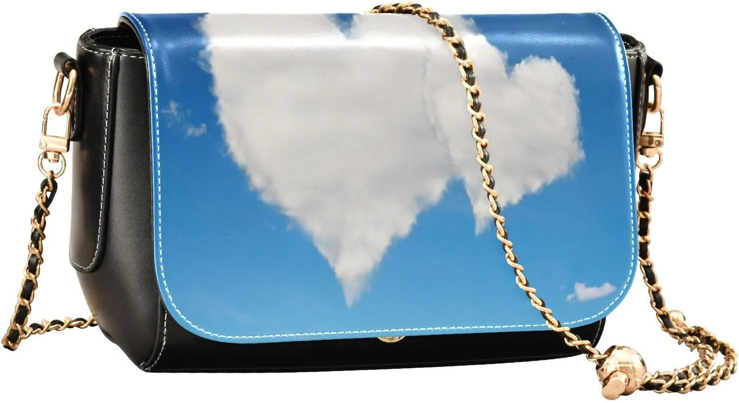 Crossbody Bags for Women Trendy Women's Black Shoulder Bag Small PU Leather Flap Cross Body Bag Handbags