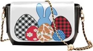 Crossbody Bags for Women Trendy Women's Black Shoulder Bag Small PU Leather Flap Cross Body Bag Handbags