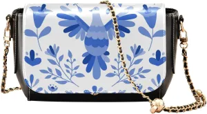 Crossbody Bags for Women Trendy Women's Black Shoulder Bag Small PU Leather Flap Cross Body Bag Handbags