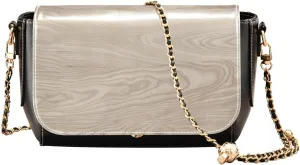 Crossbody Bags for Women Trendy Women's Black Shoulder Bag Small PU Leather Flap Cross Body Bag Handbags