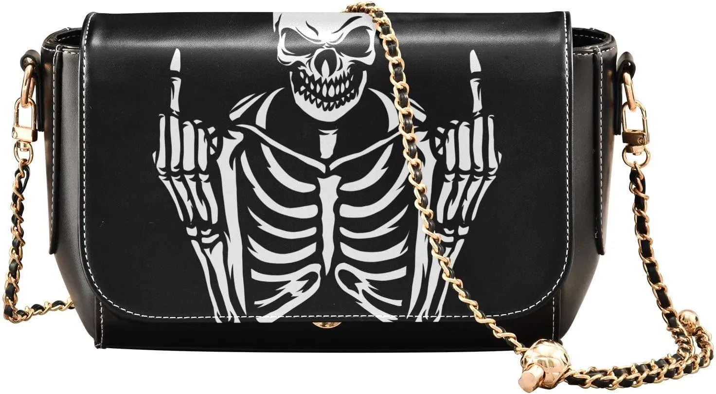 Crossbody Bags for Women Trendy Women's Black Shoulder Bag Small PU Leather Flap Cross Body Bag Handbags