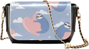 Crossbody Bags for Women Trendy Women's Black Shoulder Bag Small PU Leather Flap Cross Body Bag Handbags