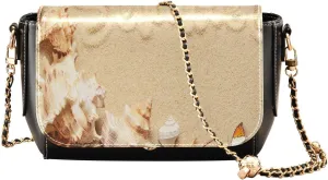 Crossbody Bags for Women Trendy Women's Black Shoulder Bag Small PU Leather Flap Cross Body Bag Handbags