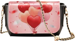 Crossbody Bags for Women Trendy Women's Black Shoulder Bag Small PU Leather Flap Cross Body Bag Handbags