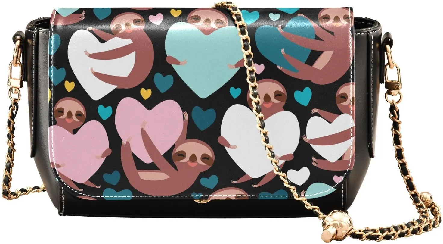 Crossbody Bags for Women Trendy Women's Black Shoulder Bag Small PU Leather Flap Cross Body Bag Handbags