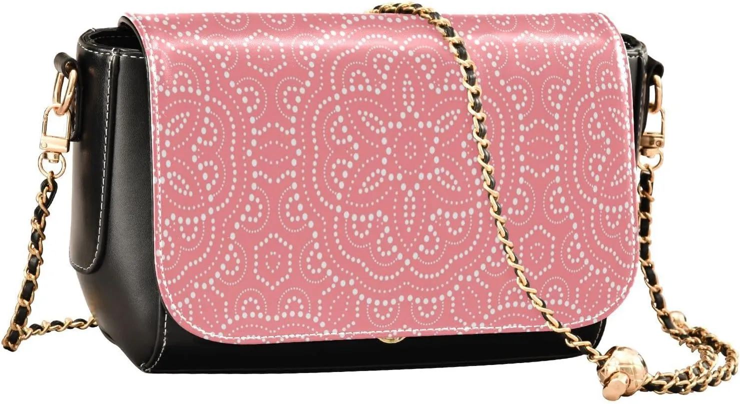 Crossbody Bags for Women Trendy Women's Black Shoulder Bag Small PU Leather Flap Cross Body Bag Handbags