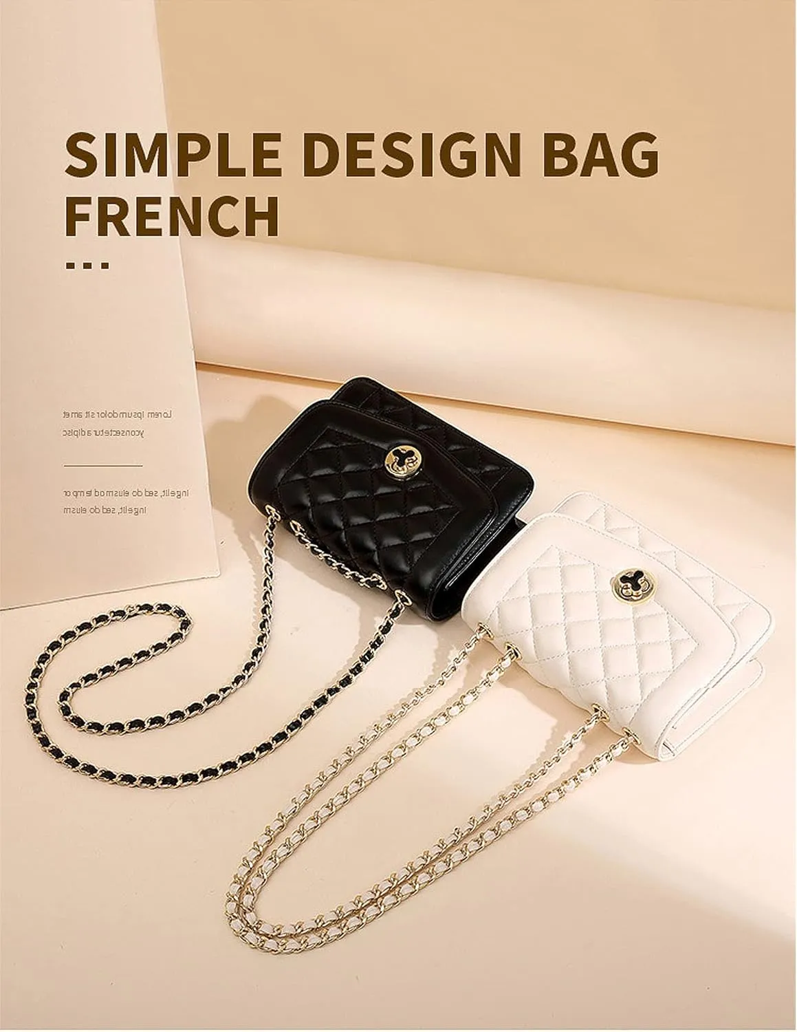 Crossbody Bags for Women,PU Leather Crossbody Purses for Women Shoulder Bag Retro Classic Purse Clutch Shoulder HandBag