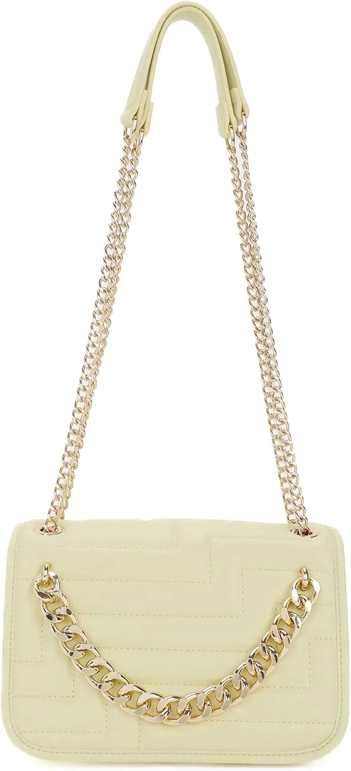 Crossbody Bags for Women,Vegan Leather Purses for Women,Small Shoulder Handbags with Chain Strap