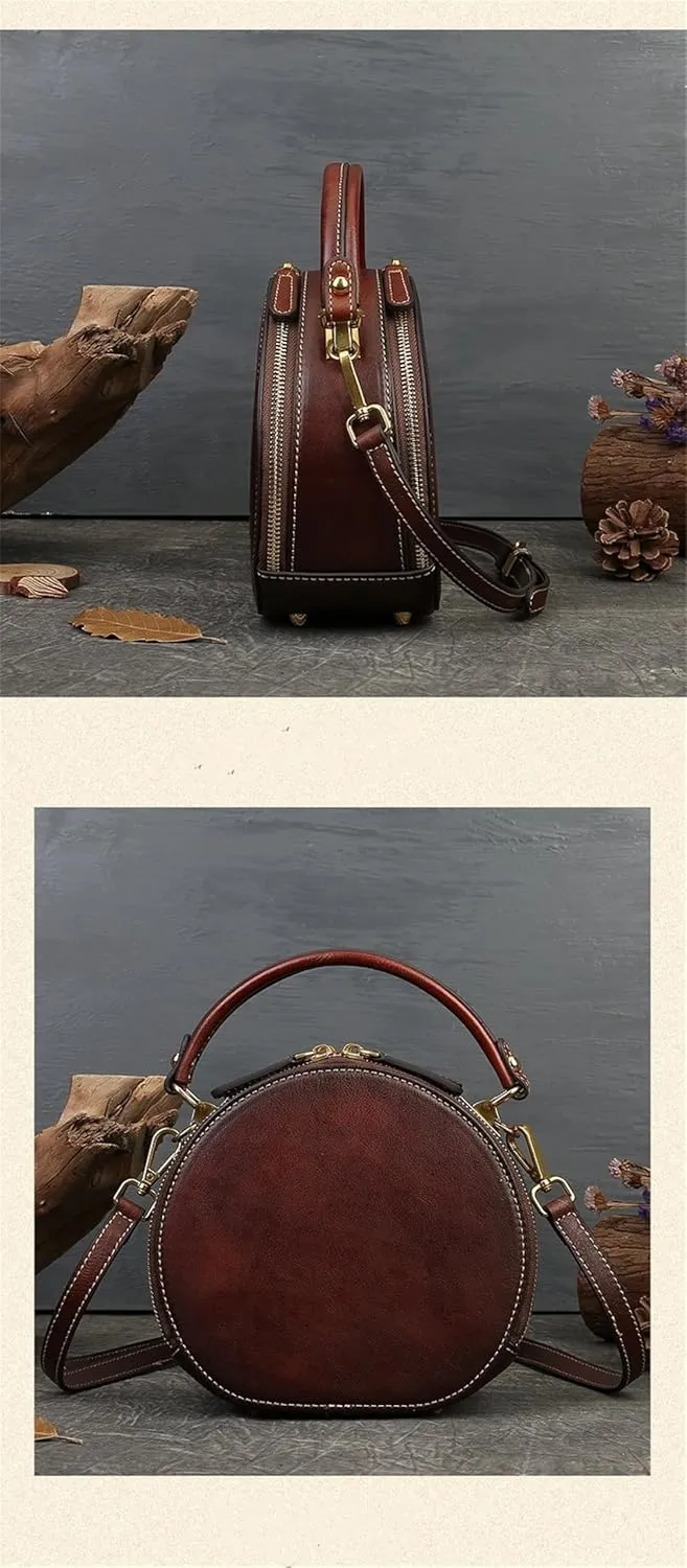Crossbody Handbags for Women Leather Handbags Embossed Rabbit Handmade Leather Crossbody Bag
