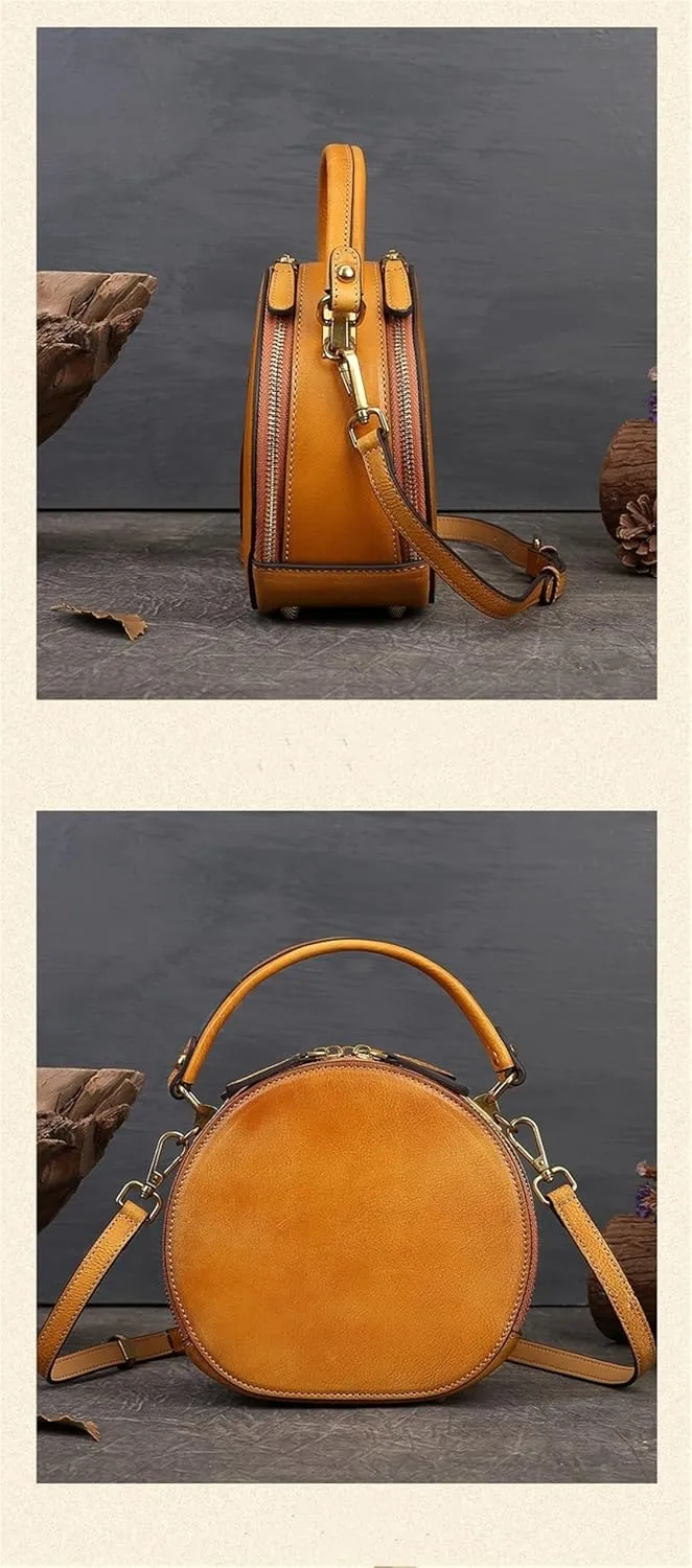 Crossbody Handbags for Women Leather Handbags Embossed Rabbit Handmade Leather Crossbody Bag