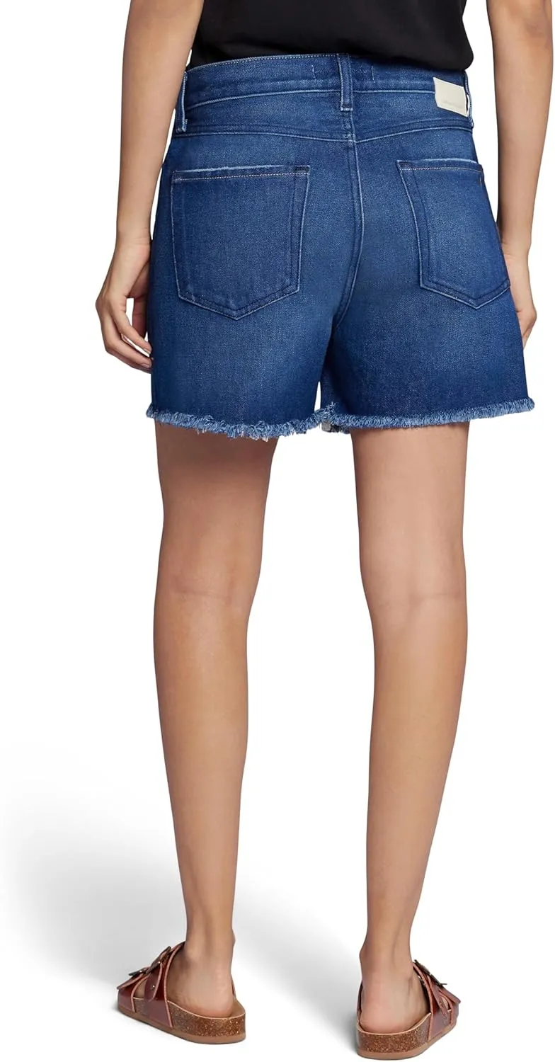 Current/Elliott Women’s The Escapade Jean Short – Distressed Denim Summer Shorts