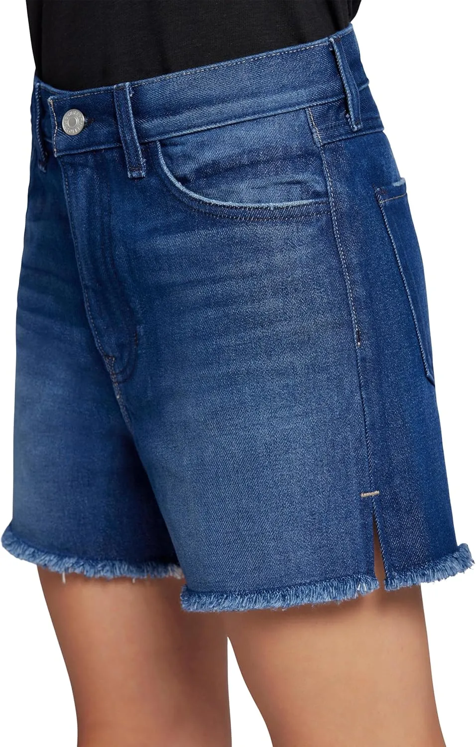 Current/Elliott Women’s The Escapade Jean Short – Distressed Denim Summer Shorts