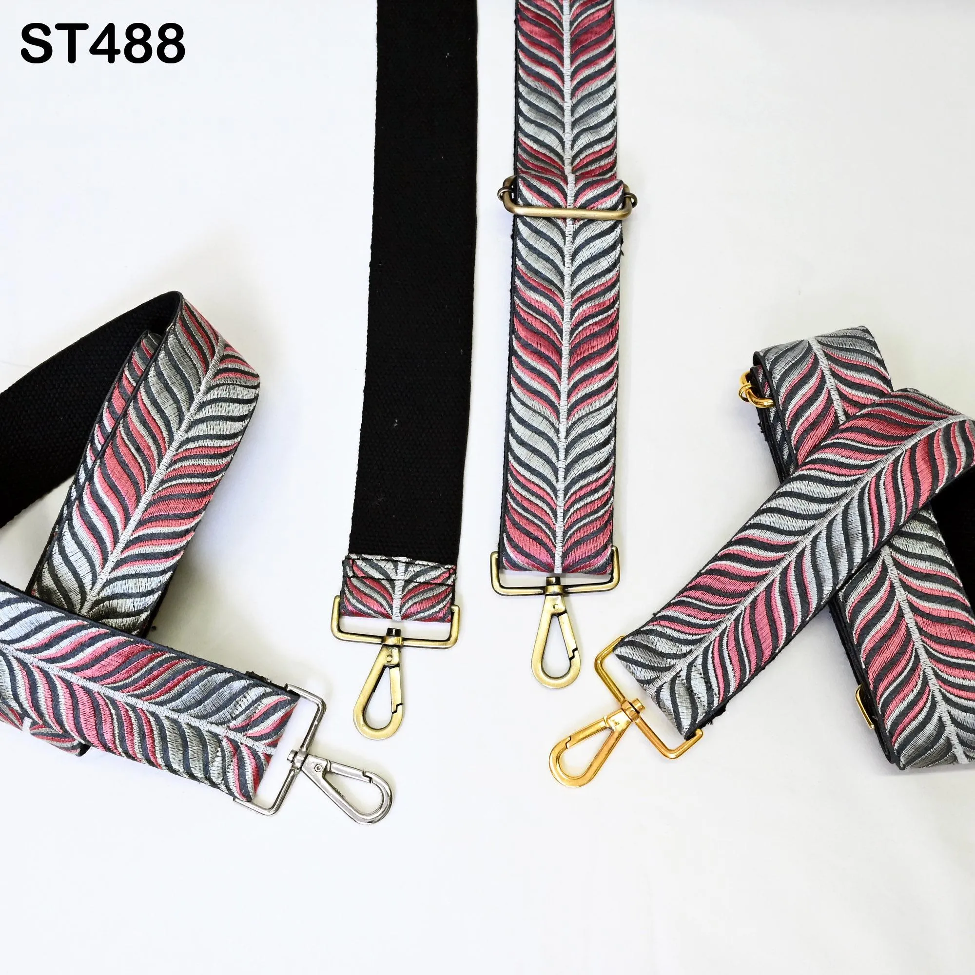 Custom Messenger Crossbody Strap Canvas Sling Bag Purse Strap Embroidery  Strap Handbag Embroidered Replacement Strap Boho Guitar Strap Gift